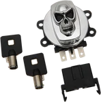 Drag Specialties Ignition Switch Skull Chrome 21-0209SKD. Fixed Price $100.83.