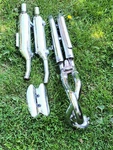 Triumph 900EFI Scrambler Exhaust System Part Numbers Listing Details (AL20). Fixed Price $372.60.