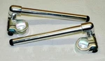 Domino Tommaselli Condor 52MM 3 Way Adjustable Clip Ons. Suzuki, Honda, Yamaha. Fixed Price $149.95.