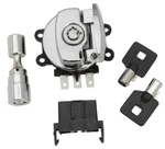 Chrome Ignition Switch With Fork Lock Side Hinge Oem# 71419-93 Harley Flstf. Fixed Price $126.21.