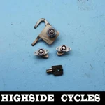 1367 97 Harley-davidson Electra Glide Saddlbag Tour Pack Pak Lock Set. Fixed Price $50.00.