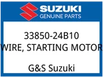 Suzuki Oem Part 33850-24B10 Wire, Starting Motor. Fixed Price $47.62.