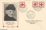 1945 Sweden Red Cross First Day Cover Prince Carl Stockholm Fdc. Fixed Price $15.00.