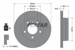 2X 92072403 Textar Brake Disc For Bmw, (brilliance). Fixed Price $127.51.