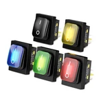 Black Light Switch On Off, Way Marine Rocker 30A KCD4 Dpst Waterproof, 5 Pcs. Fixed Price $26.09.