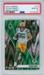 2023 Panini Phoenix Green Seismic #179 Tucker Kraft Packers / 25 Psa 10. Fixed Price $250.00.