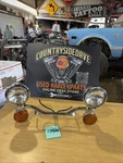 Harley Fxrp Windshield Model 39MM Passing Lamp Bar Spot Fog Light Unit Fork. Fixed Price $552.50.