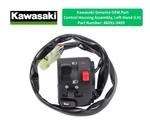 Kawasaki Oem Left Handlebar Control Housing 46091-0489 Ninja Z650 2020-2022. Fixed Price $132.93.