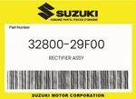 Suzuki Genuine Rectifier Assy 32800-29F00. Fixed Price $239.07.