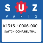 K1315-10006-000 Suzuki Switch-comp,neutral K131510006000, New Genuine Oem Part. Fixed Price $50.63.