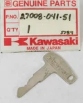 Nos Genuine Kawasaki F6 F7 Precut Replacement # 151 Key Oem 27008-041-51 New. Fixed Price $12.57.