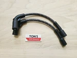 Cloth Black White 8MM Harley 48 72 883 1200 Sportster Coil Relocation Wires 07+. Fixed Price $34.88.