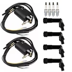 Front Rear Ignition Coil Yamaha Road Star Warrior XV17P XV1700P 2002-2009. Fixed Price $55.99.