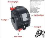 7/8" Left Motorcycle Switch Horn Turn Signals High/low Beam Headlight. Fixed Price $34.77.