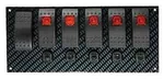 Moroso 74193 Gray/black Fiber Rocker Switch Panel. Fixed Price $193.99.