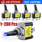Blue Led Light 3PIN Rocker Toggle On/off Switch 30A 12V For Car Boat Marine Lot. Fixed Price $67.18.