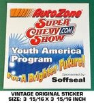 Autozone Super Chevy Show - Vintage Original Vinyl Decal Sticker. Fixed Price $5.74.