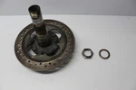 1995 Honda Interceptor VFR750F Rear Wheel Axle With Nut And Rotor. Fixed Price $150.00.