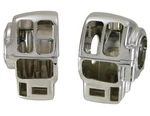 V-factor 13366 Chrome Handlebar Switch Housing Kit Touring 96-13 W/radio Cruise. Fixed Price $54.95.