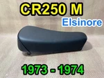 1973-1974 Honda CR250M Elsinore Metal Pan Comp Seat Saddle New.. Fixed Price $199.99.
