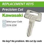 Kawasaki Keys Bayou Lakota Mojave Prairie Brute Force Cut To Code 251K-325K. Fixed Price $9.95.
