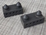 04-09 Suzuki GS500 F. Used Oem Seat Rubber Cushion, Set 2. Fixed Price $14.00.