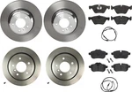 Brembo Front And Rear Brake Kit Disc Rotors Low-met Pads Sensors For Bmw E89 Z4. Fixed Price $646.95.