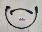 Harley Davidson Big Twin 99-17 Dyna Softail Spark Plug Wires Black Blue Cloth. Fixed Price $29.95.