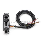 1'' Universal Handlebar Switch Button Control Turn Signal Horn For Harley Black. Fixed Price $56.99.