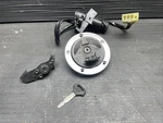 2008 Kawasaki Ninja EX650 Lockset, Ignition, Gas Cap Seat #51526. Fixed Price $150.00.