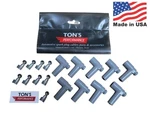 High Temp Spark Plug Hei Distributor Boots Terminals Grey Set Of 9 Usa Made. Fixed Price $19.95.
