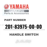 Yamaha Genuine Oem Parts Handle Switch 2D1-83975-00-00 For FZ1. Fixed Price $118.54.