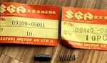 Nos Suzuki Kickstart Pin & Spring 09209-05011 , 09440-04010. Fixed Price $14.99.