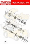 Yamaha Nut 90179-20013-00 Oem New. Fixed Price $19.00.