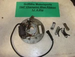 1947 Champion Blue Ribbon 1J 4.2HP Outboard Motor Ignition Coil Points Plate. Fixed Price $98.00.
