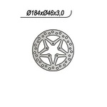 Brake Disc Ng 668 184-?-46-3-5-6.5 Hm 50 Baja 12 2003-2005. Fixed Price $43.97.