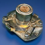 70S (1971?) Oem Honda Motosport SL100 CL125 Points Timing Advance Unit #107. Fixed Price $14.00.