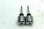 2001 Suzuki VS800GL Intruder (#491) Left Right Handlebar Weights End Plug. Fixed Price $18.00.
