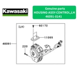 Genuine Kawasaki Lh Handlebar Switch 46091-0141 Vulcan 1700 Voyager Vaquero. Fixed Price $347.70.