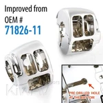 Kiwav Chrome Switch Control House Oe Replace 71826-11 Fits Harley 14-LATER Xl. Fixed Price $56.60.