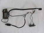 1970 Kawasaki F4 250CC Sidewinder Ignition Coil, Resistor, & Brake Light Switch. Fixed Price $30.00.