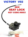 New Polaris Victory V92 Seat Lock Cable Assembly Key Code 8603 No 4010135. Fixed Price $40.00.