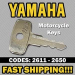 1970'S Yamaha Motorcycle Replacement Key Cut Your Code 2611 - 2650. Fixed Price $9.95.