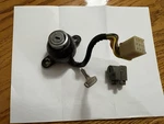 1972-77 Suzuki TC125 TS125 Ignition Switch & Steering Lock Set #37110-28611. Fixed Price $65.00.