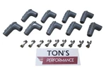 Set Of Msd Ignition 8850 Spark Plug Boot And Terminal 90 Degree With Logo. Fixed Price $39.50.