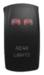 Dragonfire Racing 04-0071 Laser Etch Dual Led Switch Rear Light On/off Red. Fixed Price $12.99.