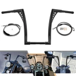 Rise 12" 14" Ape Hanger Handlebar Cable Kit For Harley Sportster XLH883 1200 Abs. Fixed Price $187.94.