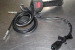 2009 Kawasaki Ninja 250R EX250J Right Clip On Handle Kill Off Start Switch #2414. Fixed Price $45.00.