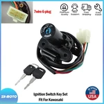 Fit For Kawasaki Ninja 500R EX500 1987-2001 Ignition Switch Lock Key Set. Fixed Price $23.17.