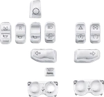 Drag Specialties Switch Cap Kit 0616-0392 Chrome Flhr Road King. Fixed Price $79.26.